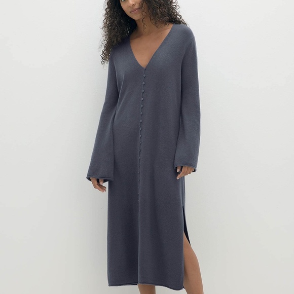 NakedCashmere Dresses & Skirts - Naked Cashmere ELOISE BUTTON-FRONT CASHMERE KAFTAN size XS/small